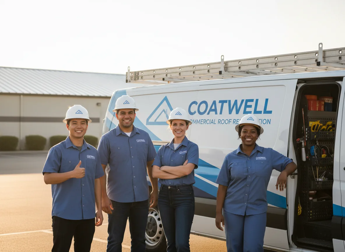 Commercial roof coating company in Salem, UT